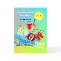 Sunshine Beach Theme Grandson Happy Birday
