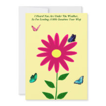 Tarjeta Sunshine de envío