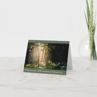 Tarjeta Sunshine para el Día de Tratamiento de Pacientes c