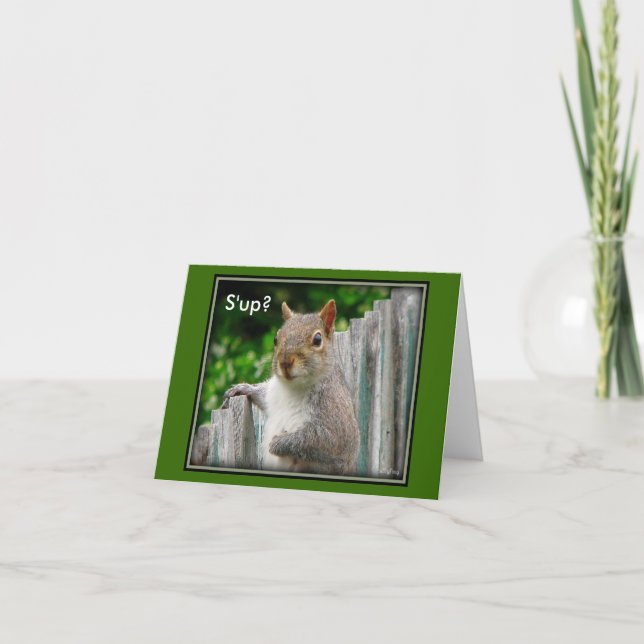 Tarjeta ¿S'up? - notecard (Anverso)