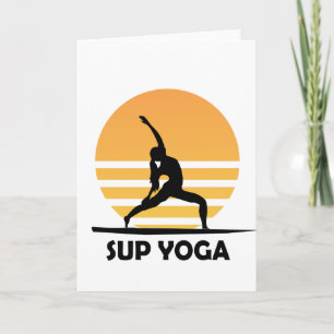 Tarjeta SUP Yoga Stand Up Paddling