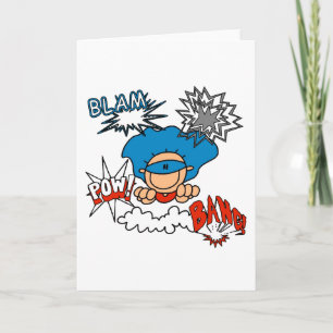 Tarjeta Super Boy Blam Bang Pow