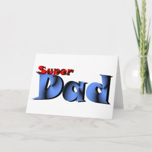 Tarjeta Super Dad