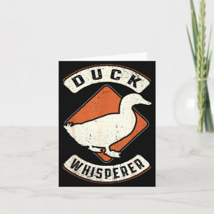 Tarjeta Súper Domador de Patos Vintage Clic Retro Amor Ani