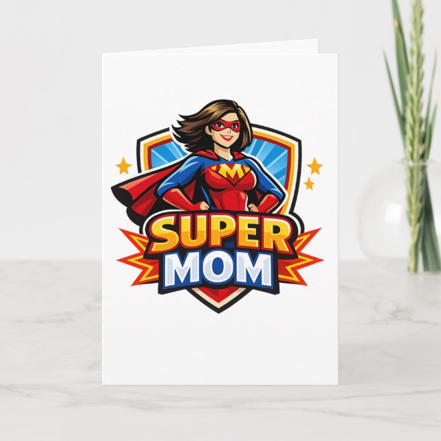 Tarjeta Super Mamá (Anverso)