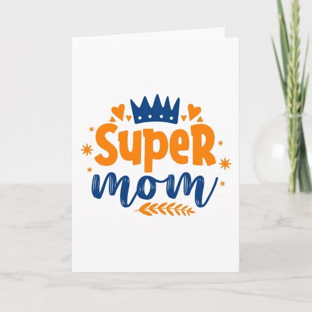 Tarjeta Super Mamá (Anverso)