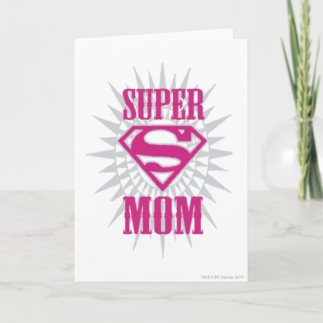 Tarjeta Super Mom Starburst (Anverso)