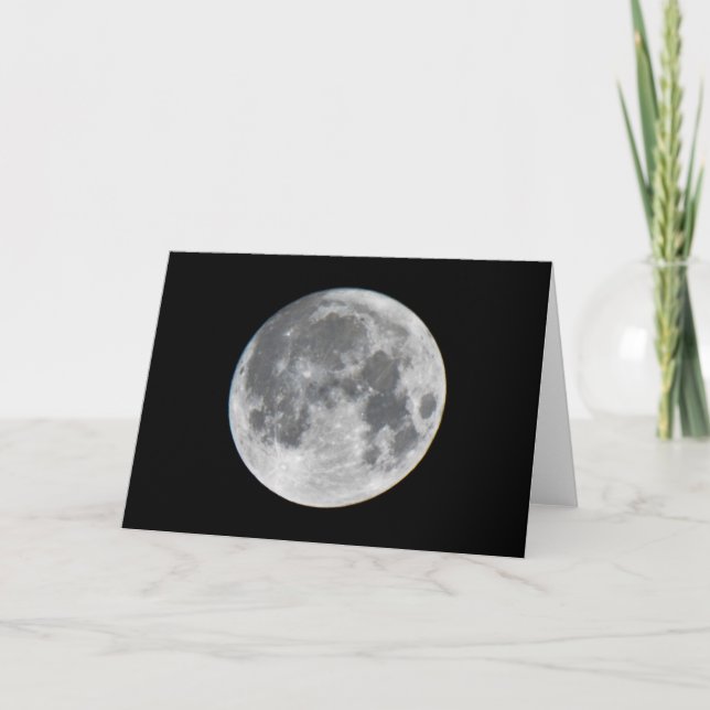 Tarjeta Super Moon | Mendota Heights Minnesota (Anverso)