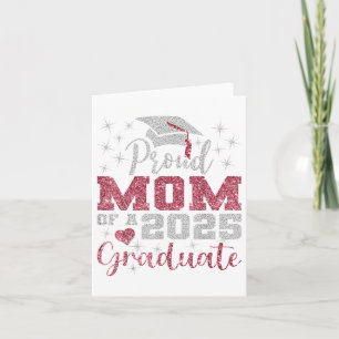 Tarjeta Super Orgullosa Madre De 2025 Graduada Impresionan