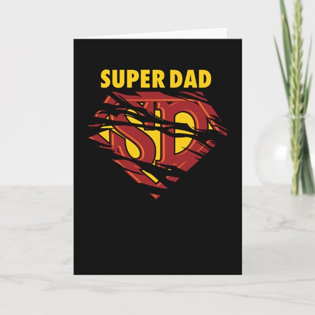 Tarjeta Super Papá (Anverso)