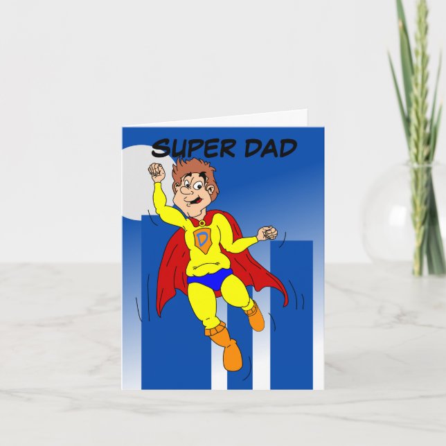 Tarjeta Super Papá (Anverso)