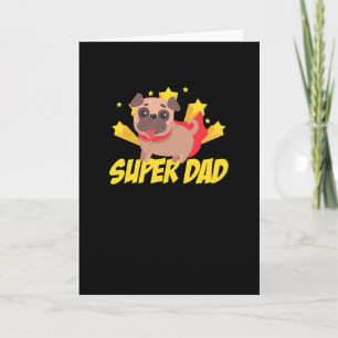 Tarjeta Super Papa Mops