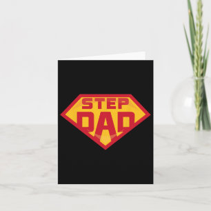 Tarjeta Super Stepdad Famoso Hero Step Dad Padres Cumpleañ