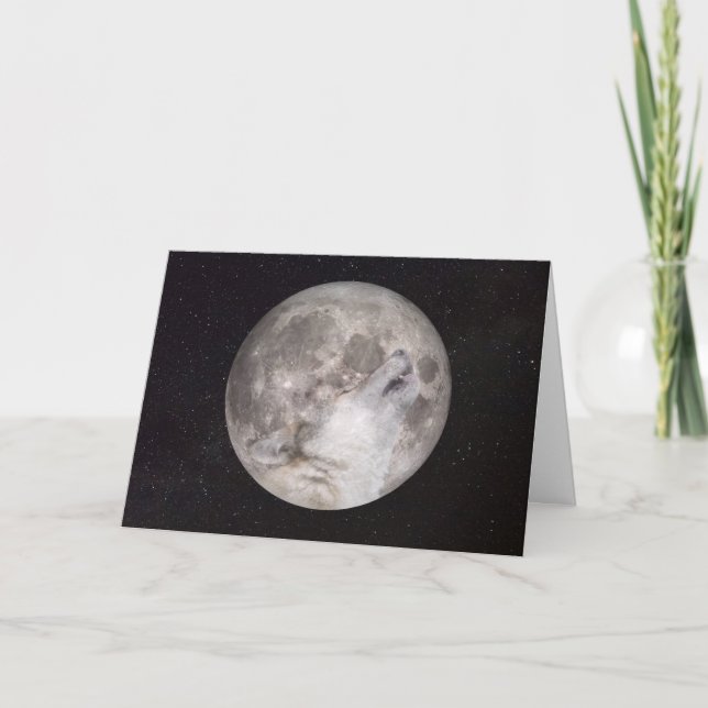 Tarjeta Super Wolf Moon (Anverso)