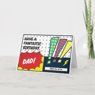 Tarjeta SuperDad Bday
