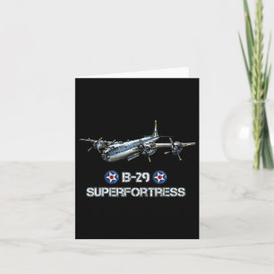 Tarjeta Superforte Wwii B-29 de Aeronaves Americanas de la