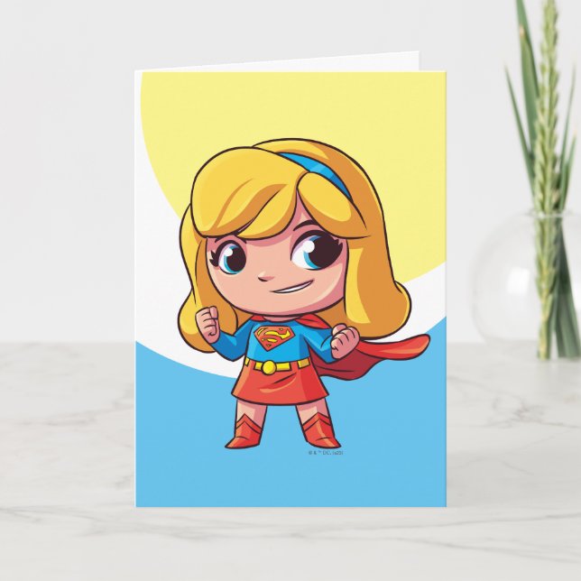 Tarjeta Supergirl "El futuro es mujer" (Anverso)