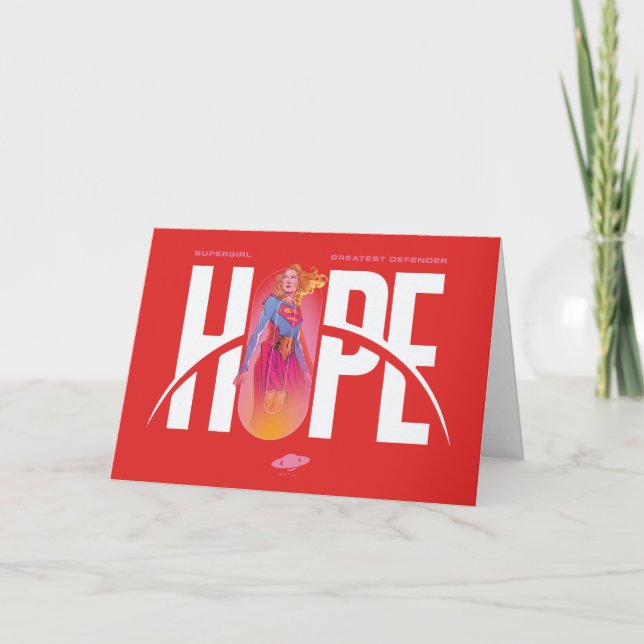 Tarjeta Supergirl Esperanza (Anverso)
