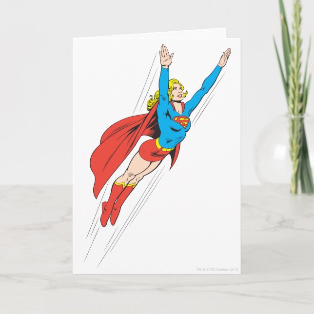 Tarjeta Supergirl está alto (Anverso)