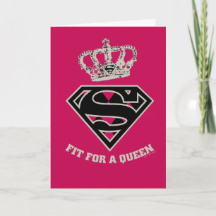 Tarjeta Supergirl S-Shield "Fit For A Queen"