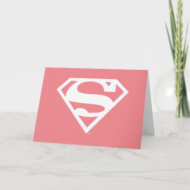 Tarjeta Supergirl Solid S-Shield (Anverso)