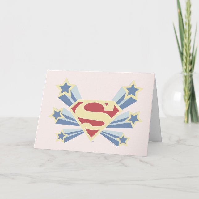 Tarjeta Supergirl Stars S-Shield (Anverso)
