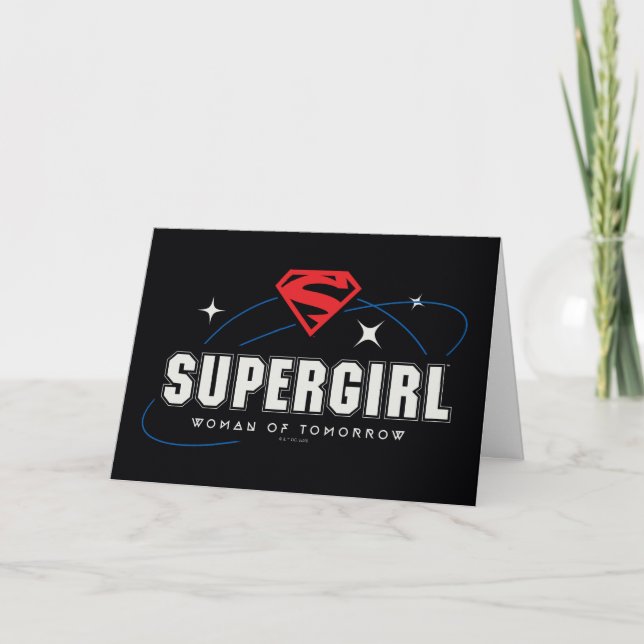 Tarjeta Supergirl Woman of Tomorrow (Anverso)
