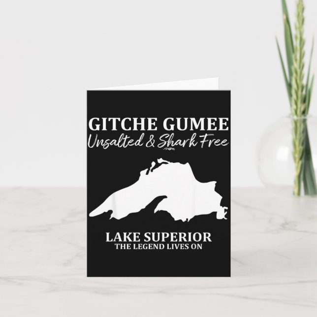 Tarjeta Superior, Great Lake, Gitche Gumee Apparel Lakes  (Anverso)