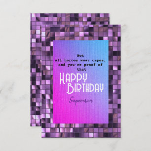 Tarjeta Superman