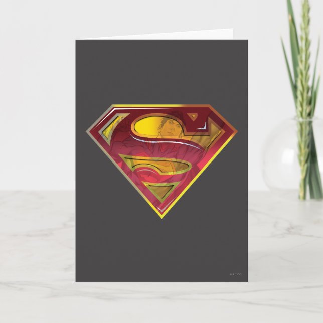 Tarjeta Superman S-Shield | Logotipo de reflexión (Anverso)