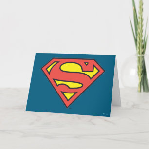 Tarjeta Superman S-Shield  Logotipo Superman