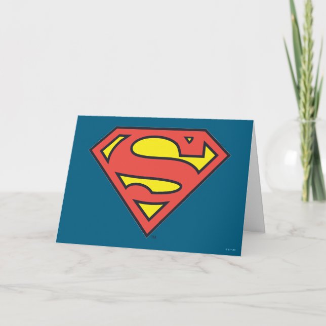 Tarjeta Superman S-Shield| Logotipo Superman (Anverso)