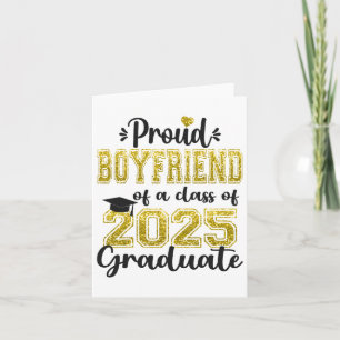 Tarjeta Superorgulloso Novio De Graduación De 2025