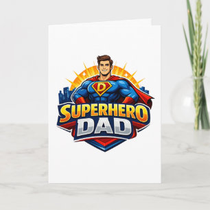 Tarjeta Superpapá Héroe