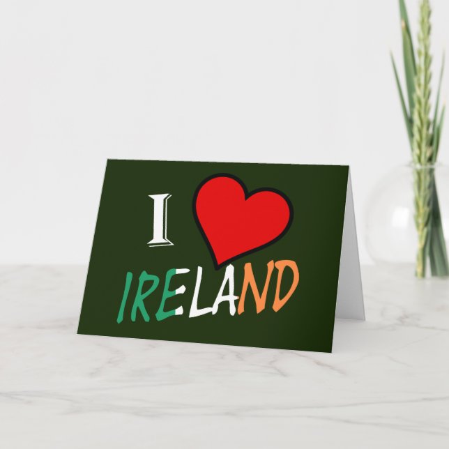 Tarjeta Superposición I Heart Ireland gct (Anverso)