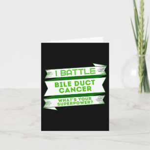 Tarjeta Superpotencia del cáncer de ducto de batalla