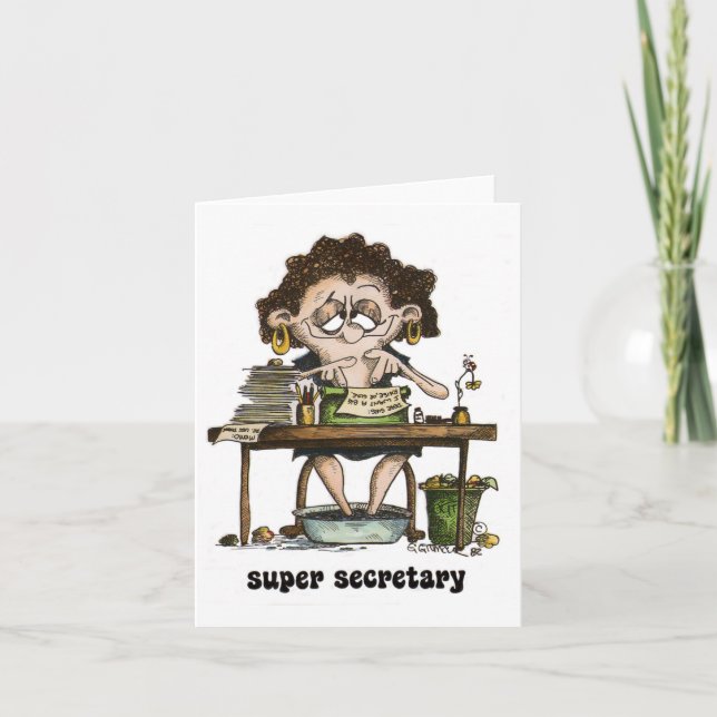 Tarjeta supersecretaria (Anverso)
