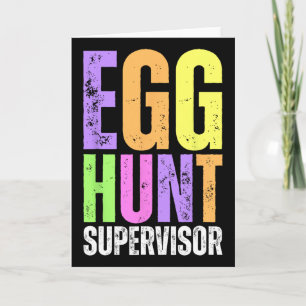 Tarjeta Supervisor de la búsqueda de huevos de Pascua Dive