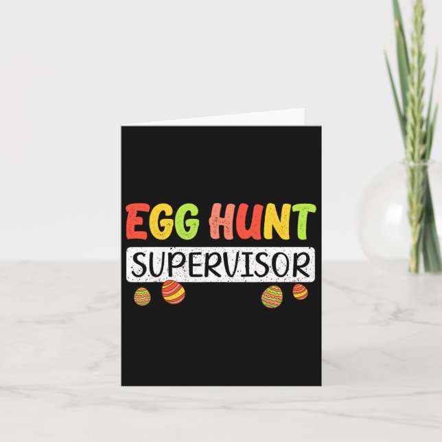 Tarjeta Supervisor de la caza de huevos que coincide con l (Anverso)
