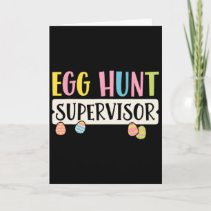 Tarjeta Supervisora de búsqueda de huevos de Pascua divert