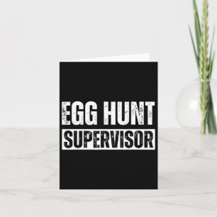 Tarjeta Supervisora de búsqueda de huevos - Mamá Papá Fies