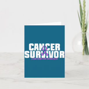 Tarjeta Superviviente de cáncer de leiomiosarcoma luchador