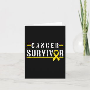 Tarjeta Superviviente de cáncer infantil 1 Cinta Cáncer in