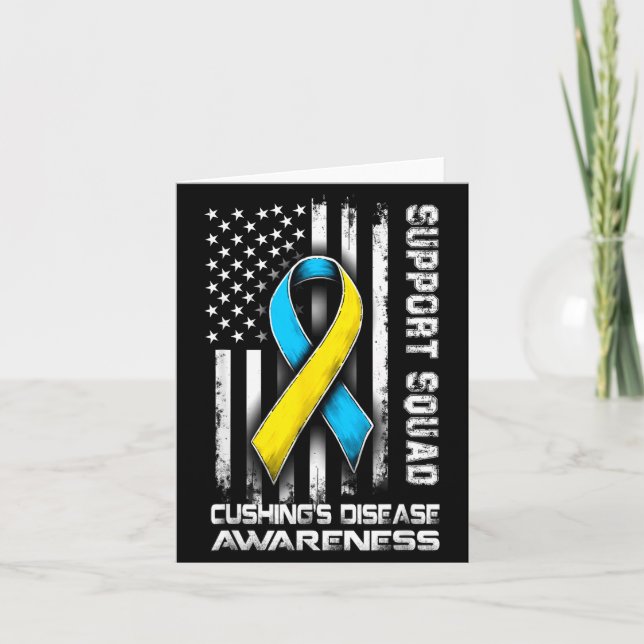 Tarjeta Support Disease s Squad Awareness Cushing Joke (Anverso)