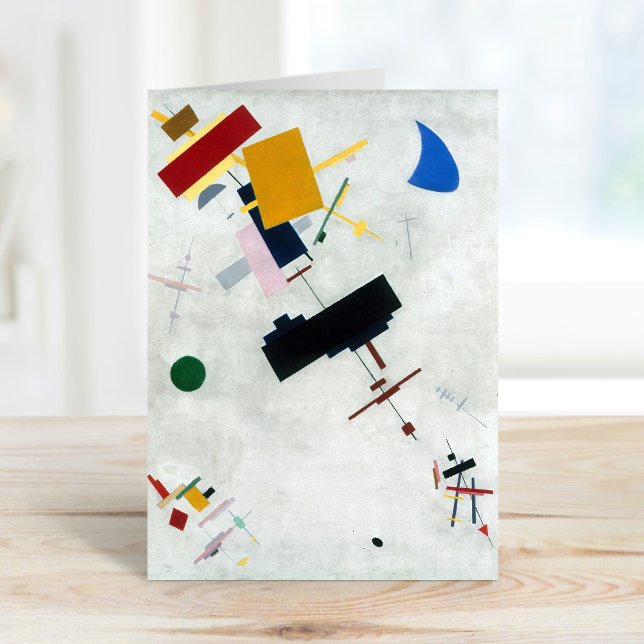 Tarjeta Suprematismo Kazimir Malevich (Subido por el creador)