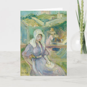 Tarjeta Sur La Plage À Portrieux Berthe Morisot