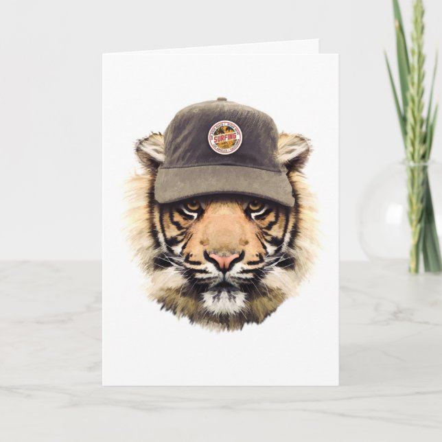 Tarjeta Surfing Tiger (Anverso)
