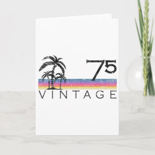 Tarjeta Surfing Vintage 1975 Puesta de Sol Océano Pacífico