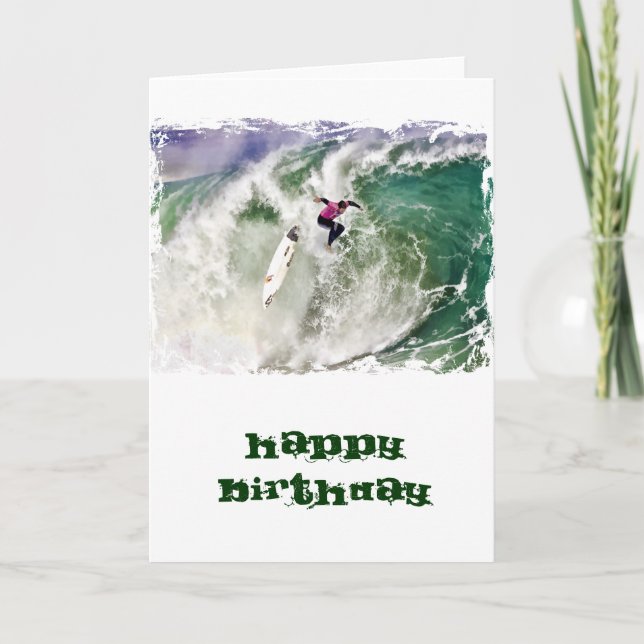 Tarjeta Surfing Wipeout (Anverso)