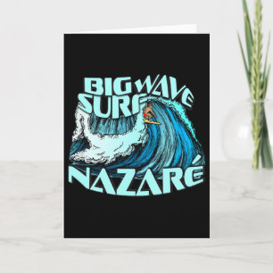 Tarjeta Surfista de Olas Grandes Ola de 30 Metros Surf Naz